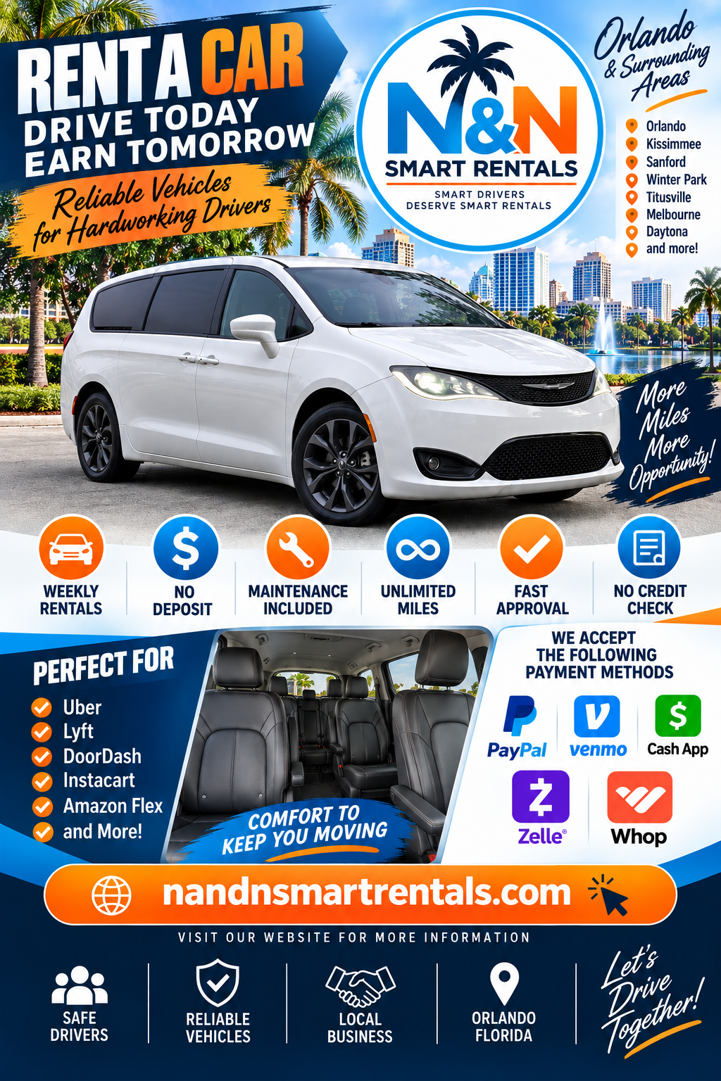 rideshare driver car