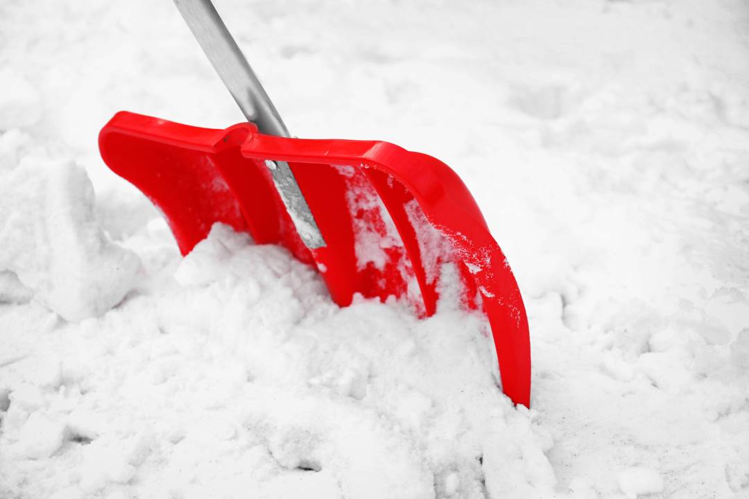 parking lot snow