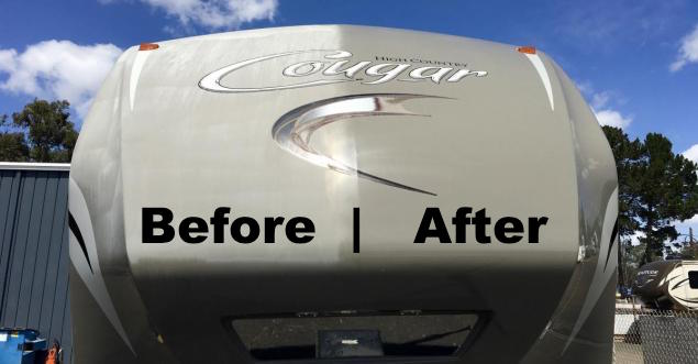 RV Ceramic Coating Before And After