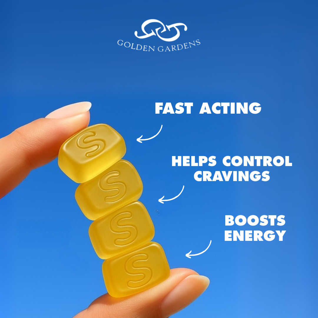 Slim gummy image, fast acting, helps control cravings, boosts energy