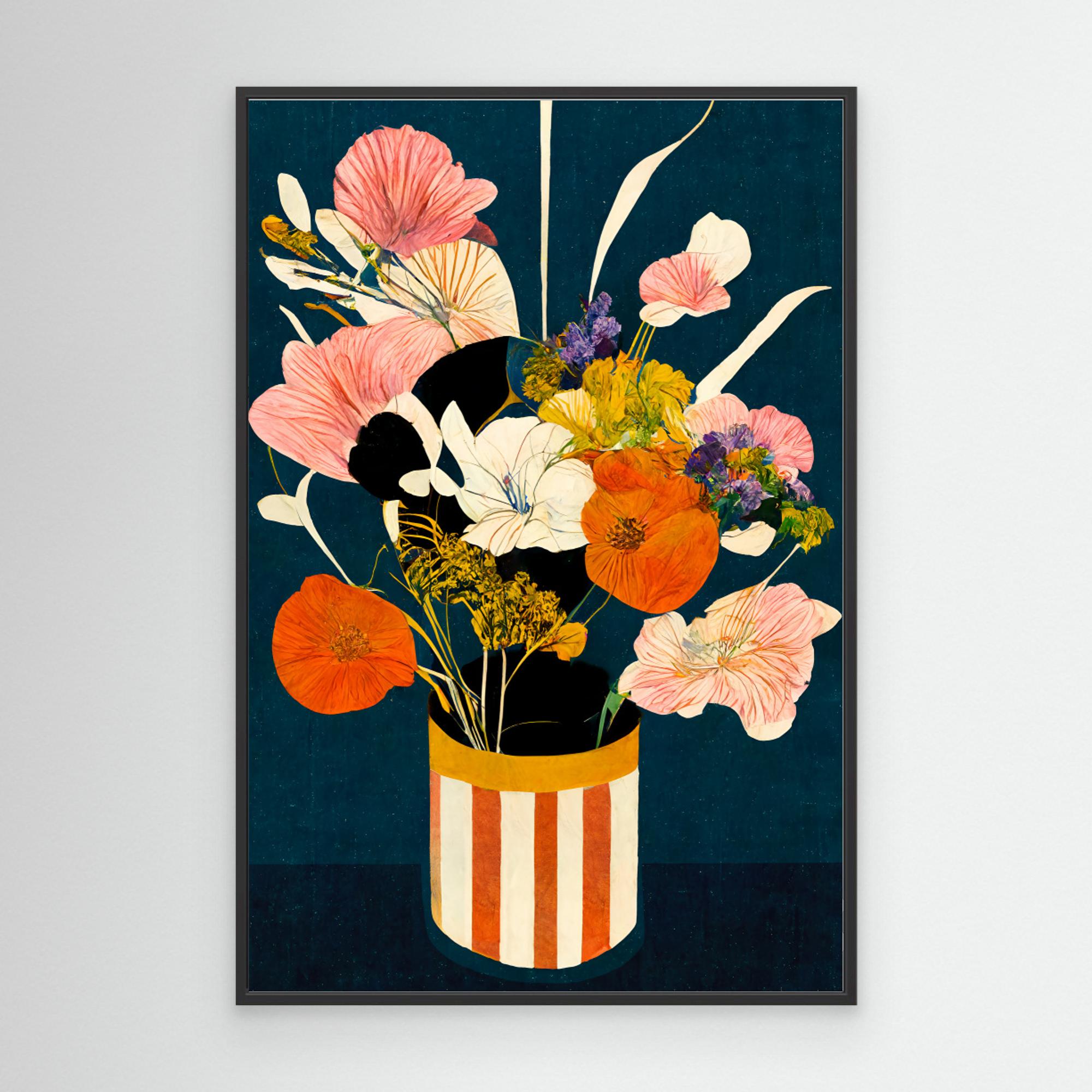 vintage flower art
