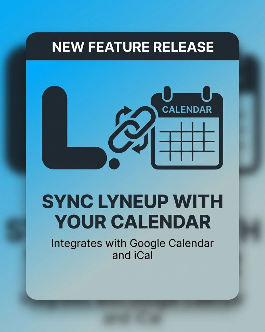Sync Your Sports Team Calendar with Google Calendar and iCal: LyneUp's New Feature