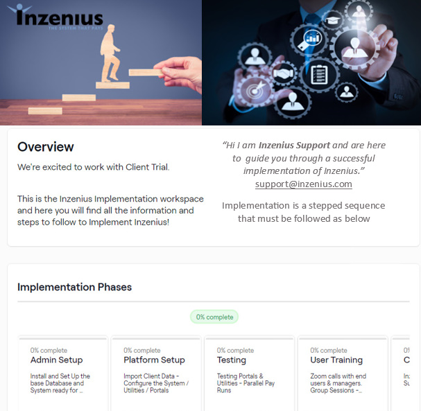 Inzenius Implimentation Platform
