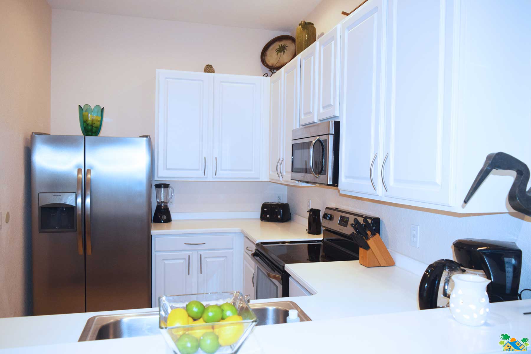vacation rental kitchen