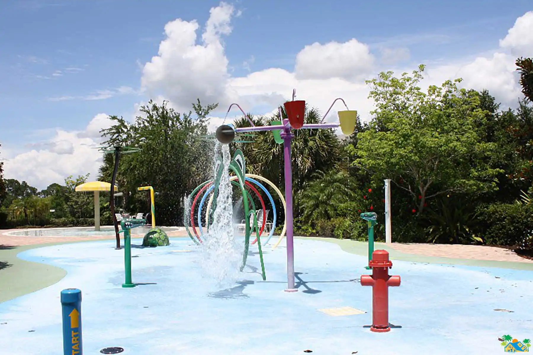 Kids Splashpad at Bahama Bay Resort