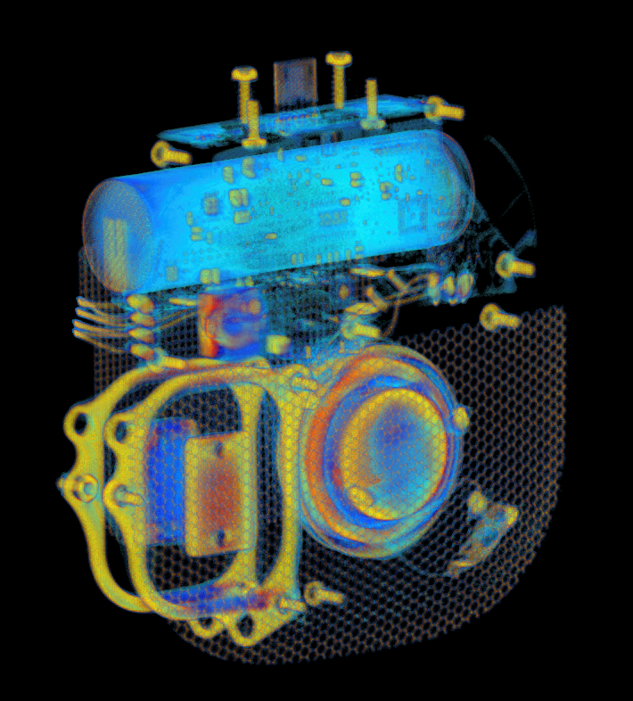 Industrial CT Scanning of Speaker box