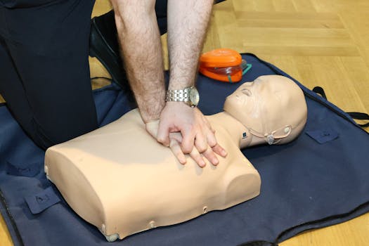 cpr training mannequin